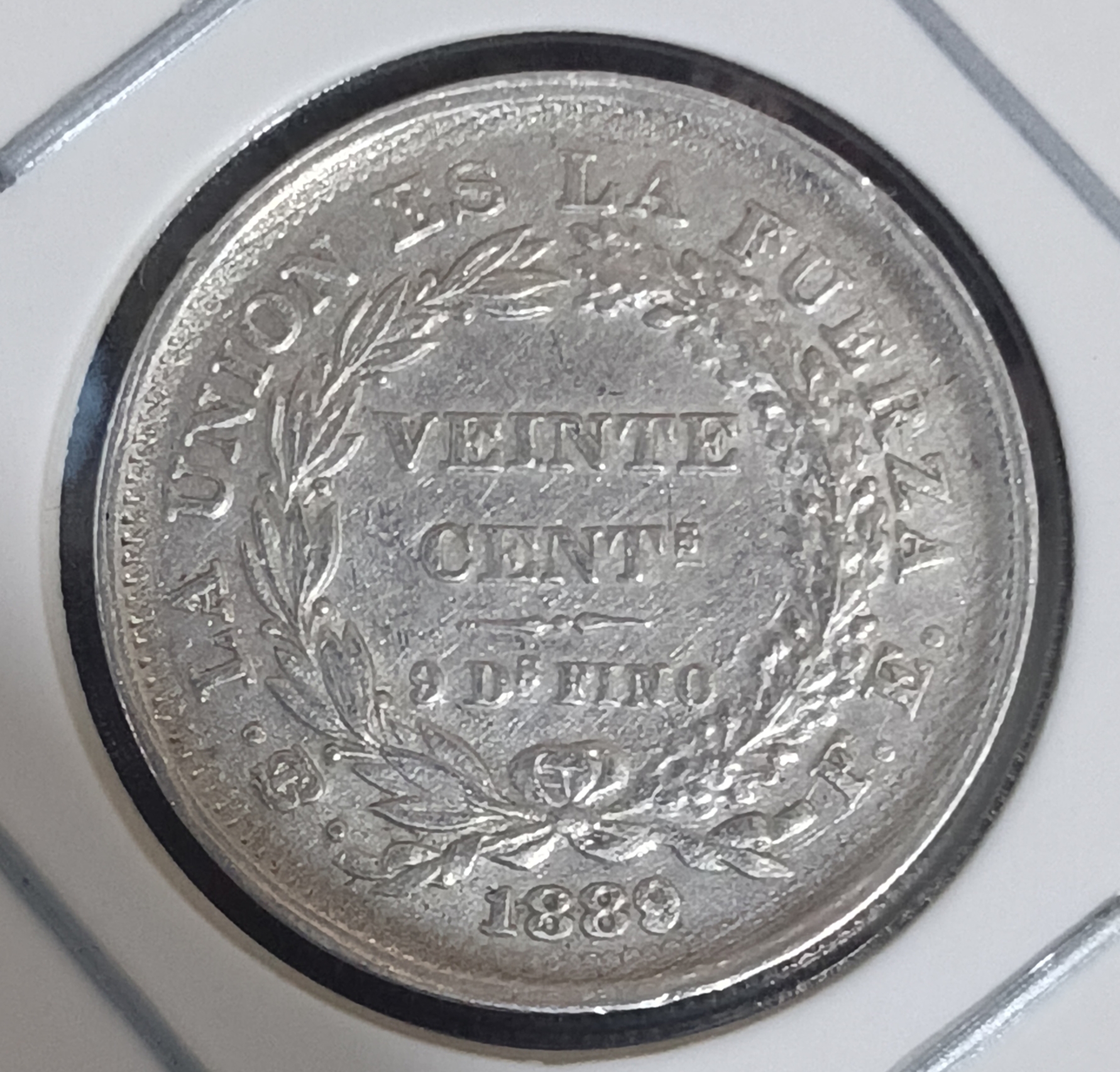 20 centavos 1889