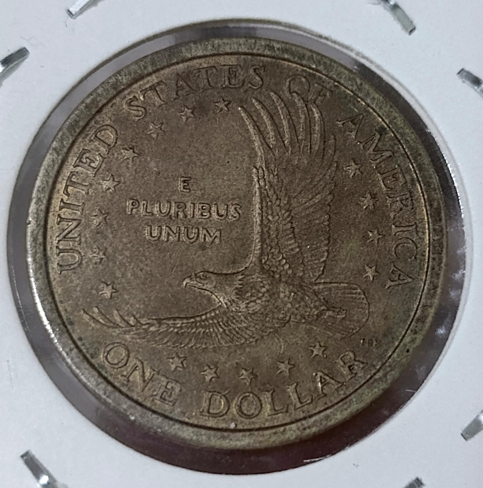 Reverso de 1 dollar 2000 P