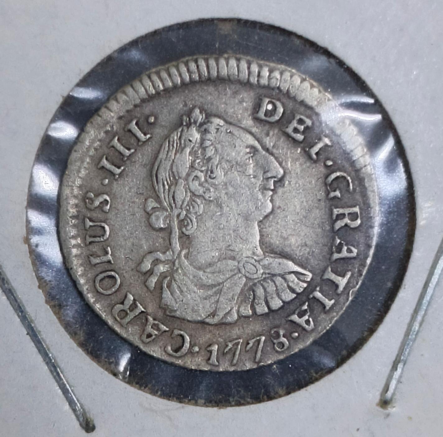 Medio real 1778