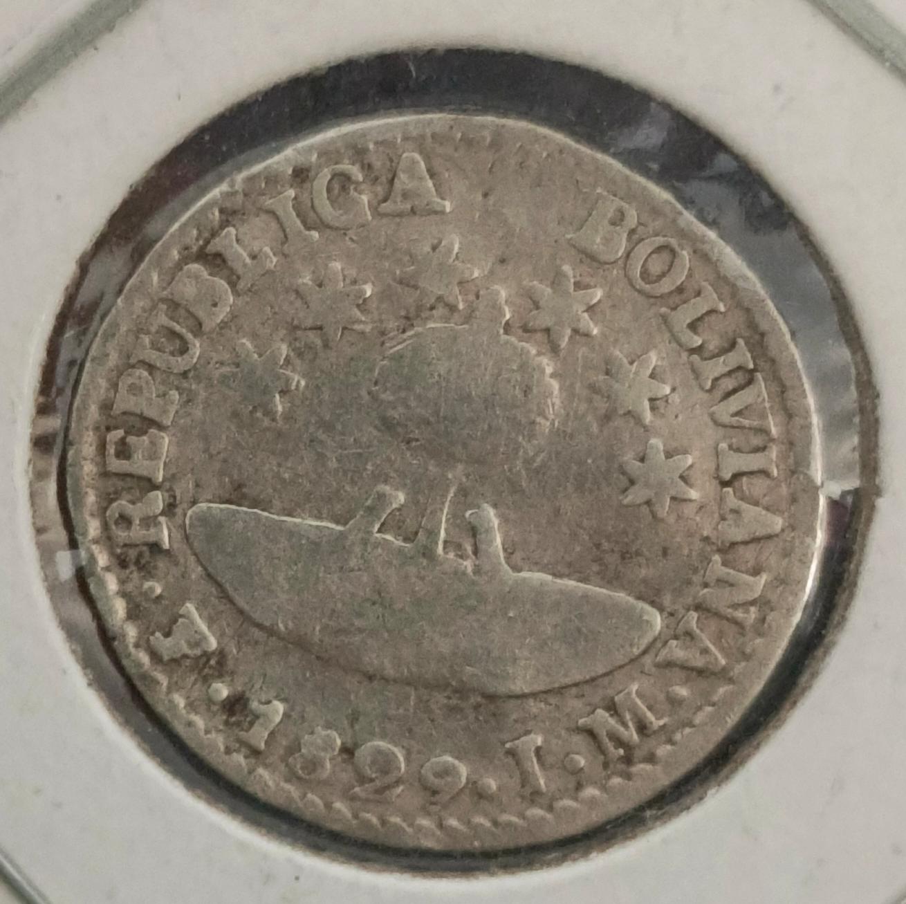 Reverso de 1/2 SOL 1829 JM