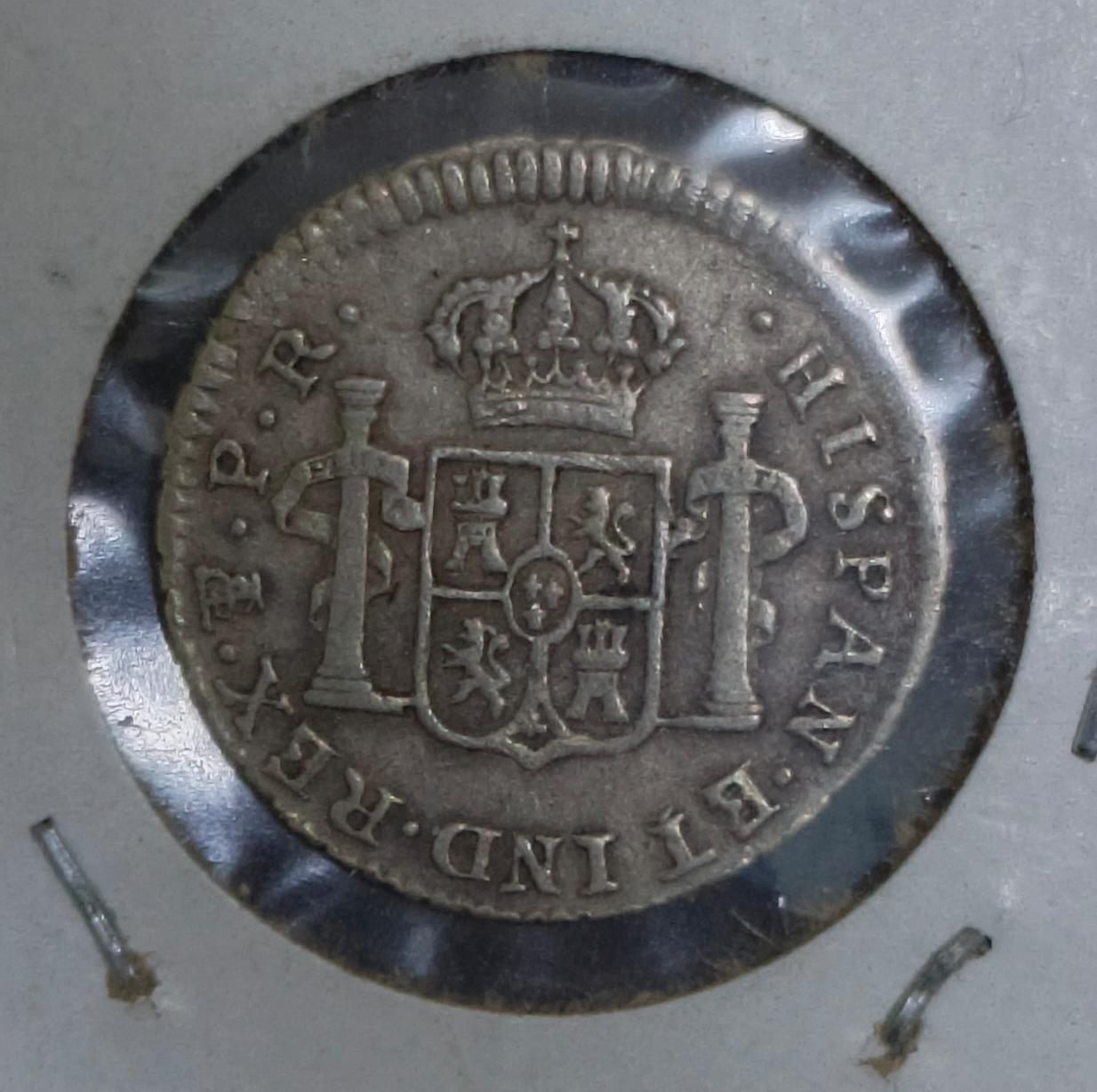 Reverso de Medio real 1778