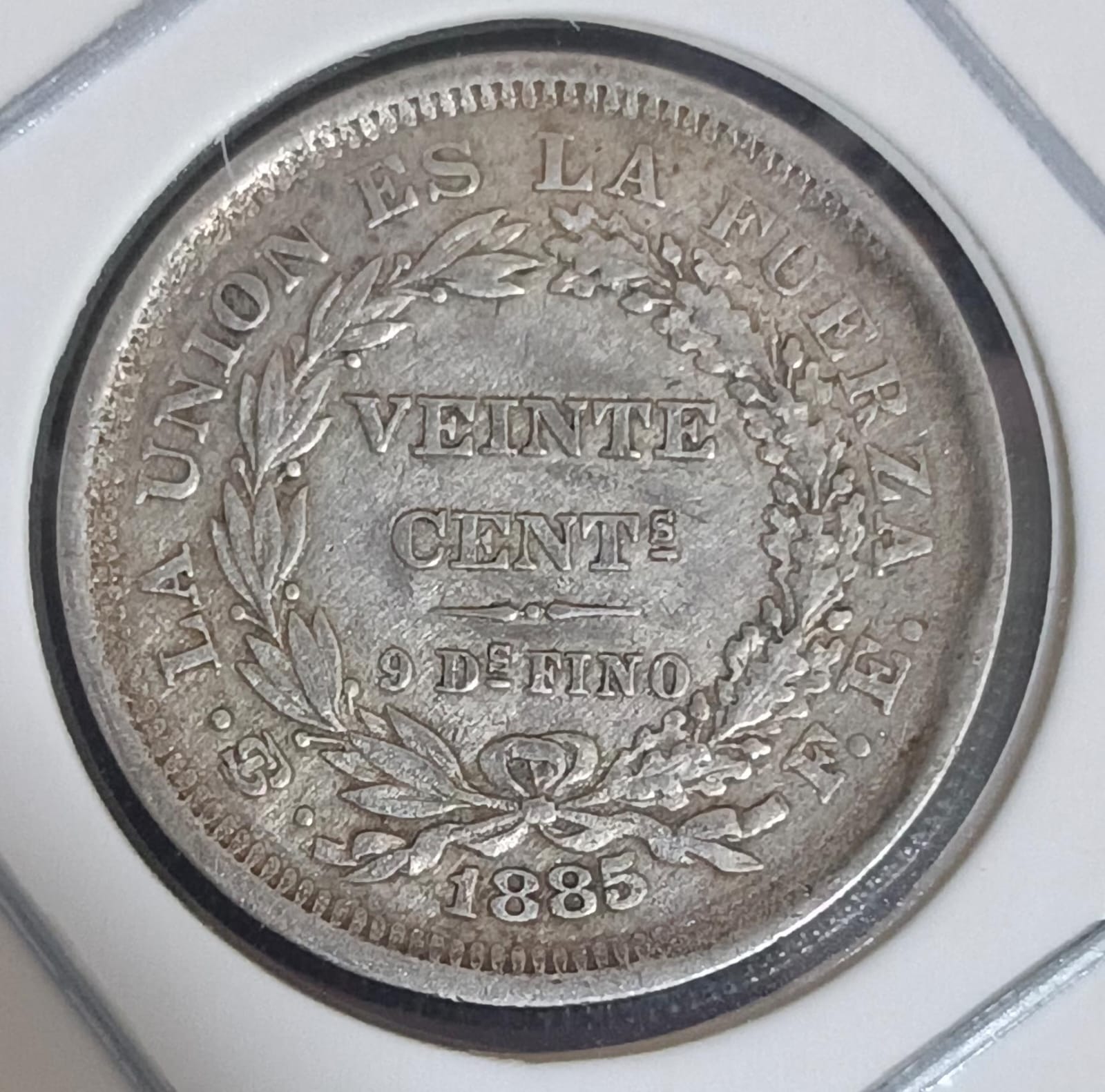 20 centavos 1885