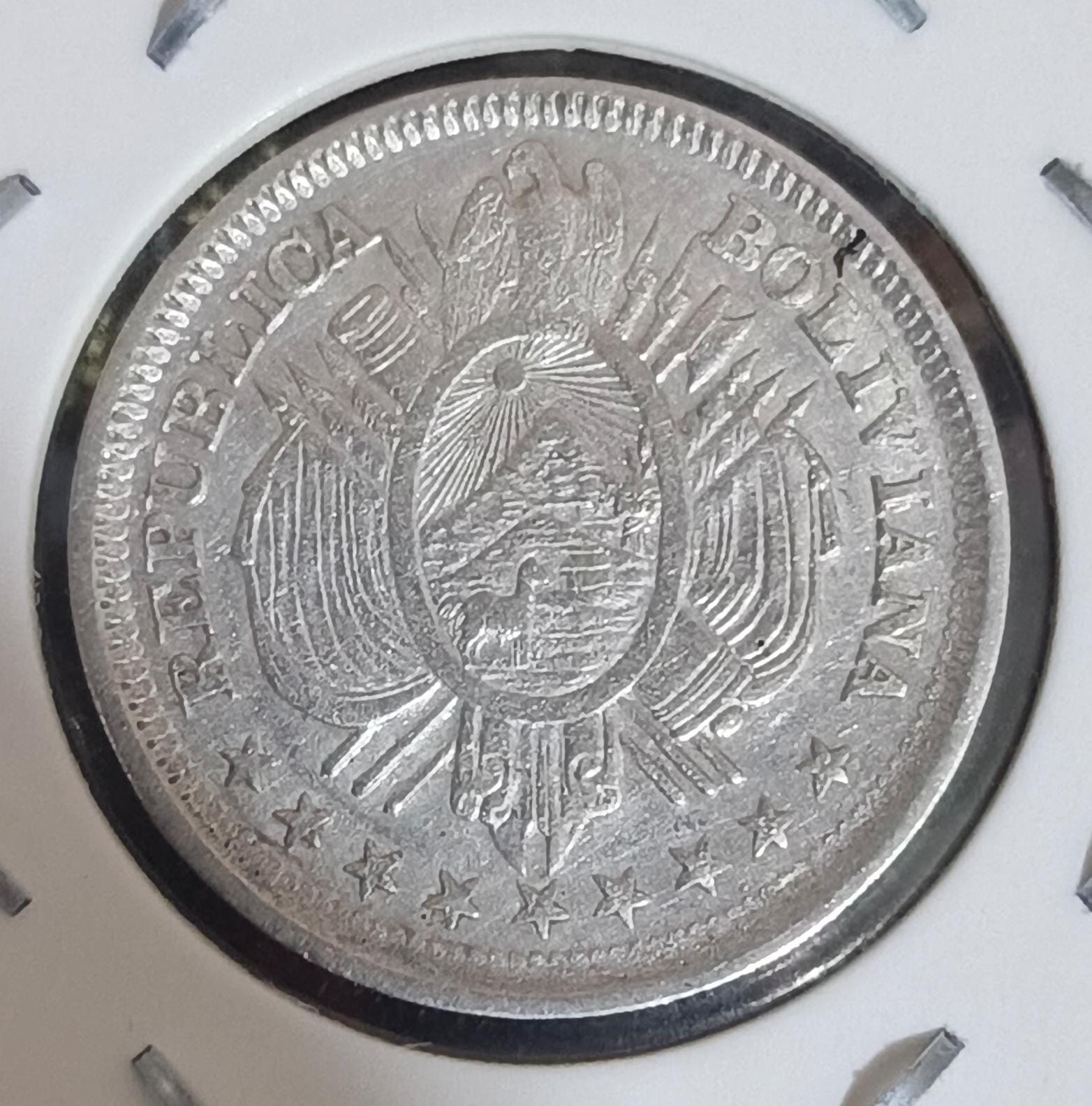 Reverso de 20 centavos 1887