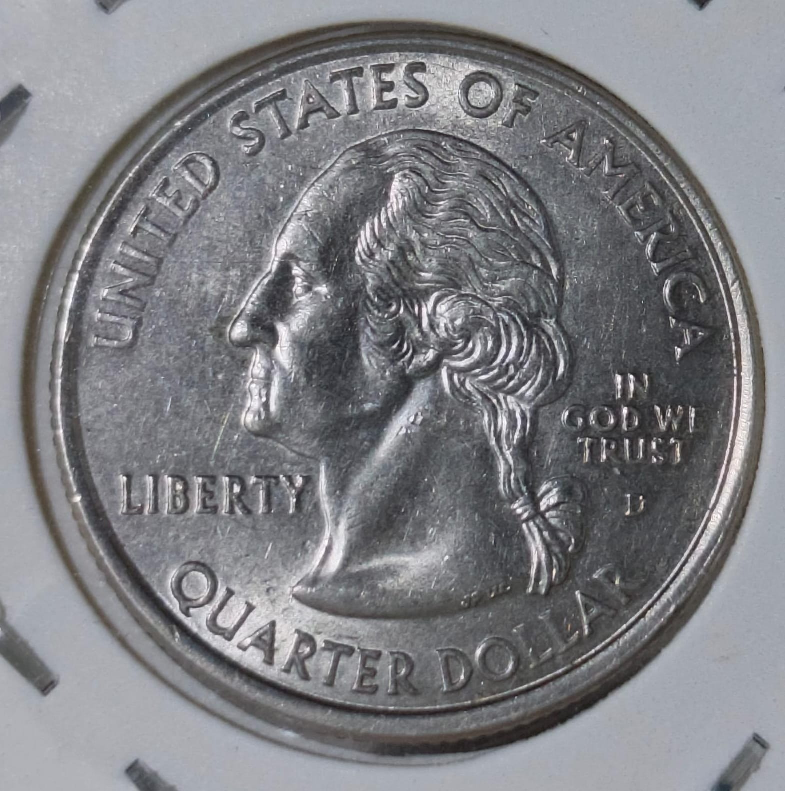 Quarter dollar 2001 New York D