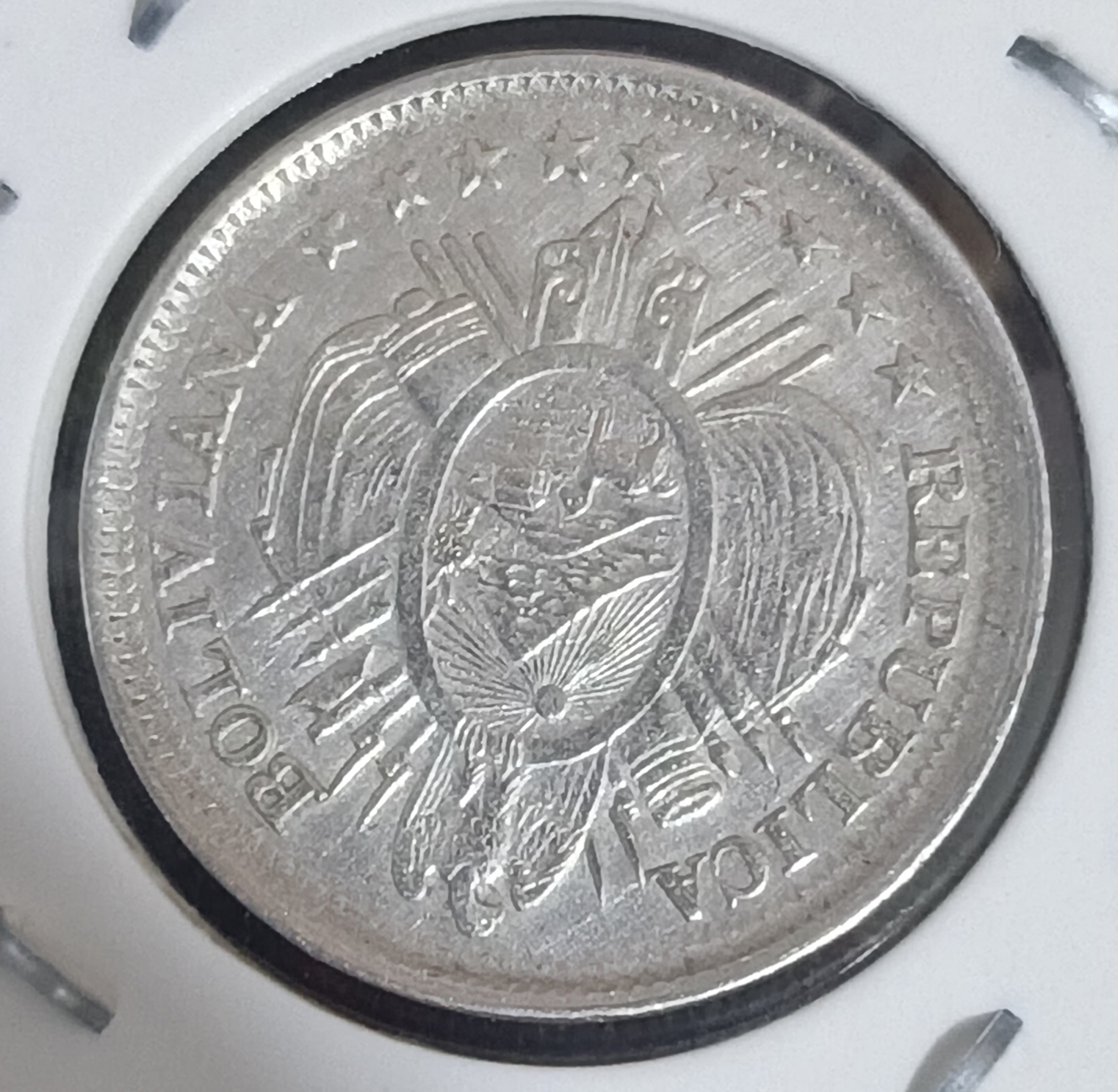 Reverso de 20 centavos 1889
