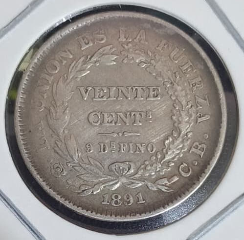20 centavos 1891