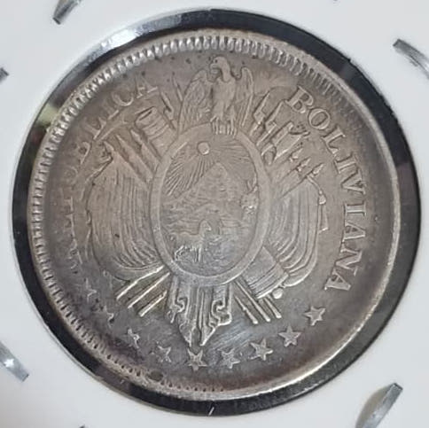 Reverso de 20 centavos 1891