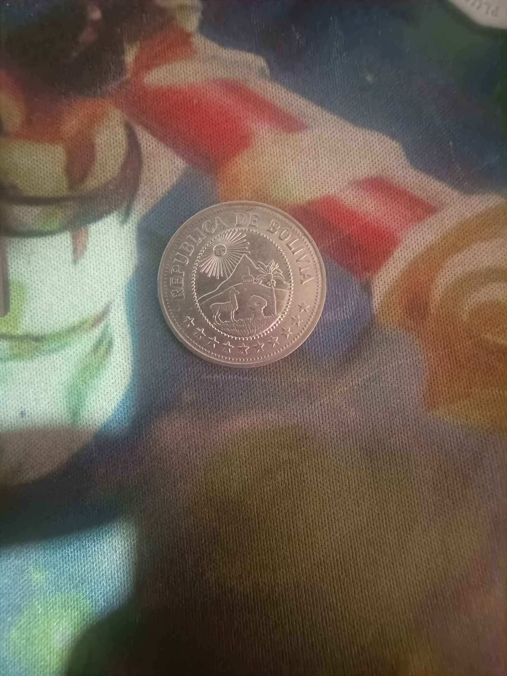 Reverso de 5 Bolivianos
