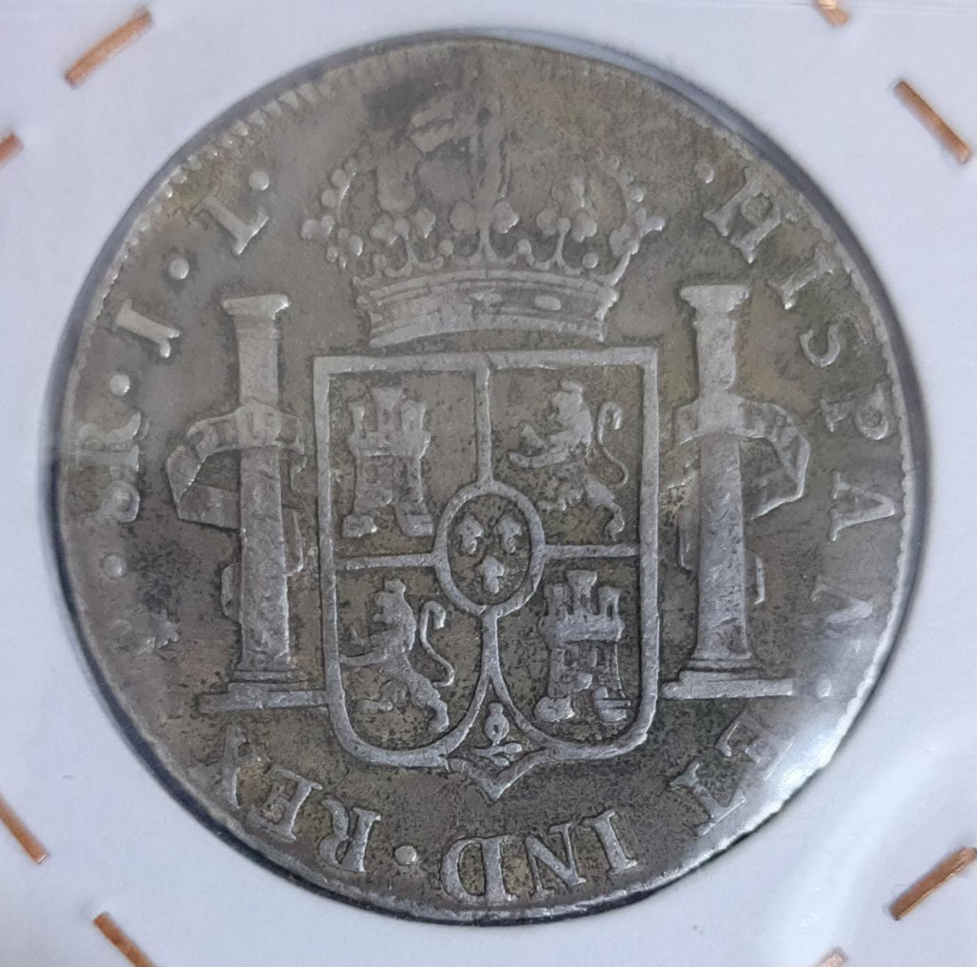 Reverso de 8 REALES BOLIVIANOS 1825